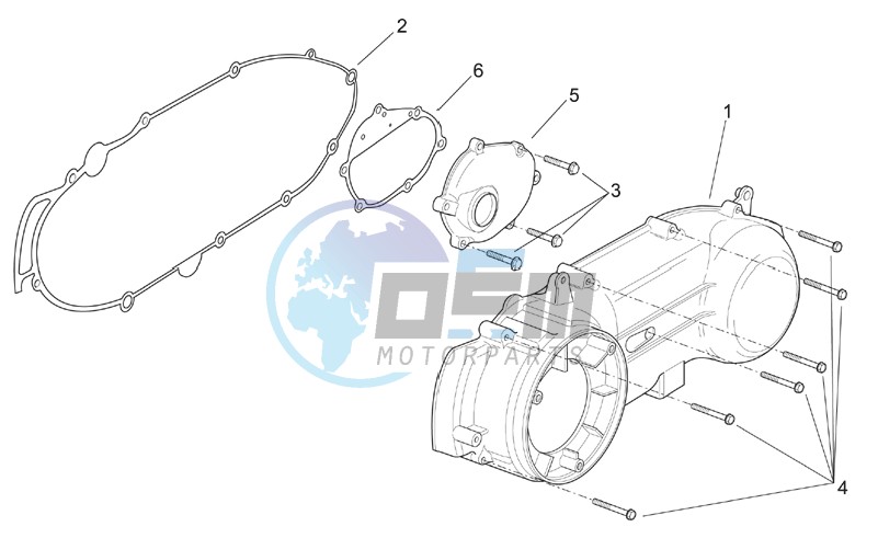 Clutch side cover