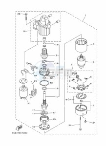 LF225CA drawing STARTER-MOTOR