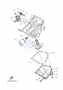 MT-03 MTN320-A (B9A7) drawing OIL PUMP