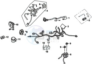 JET 14 125/XB1 (XC12WW-EU) (E4) (L7-M0) drawing WIRING HARNESS