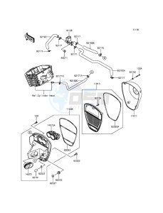 VULCAN 900 CUSTOM VN900CCFA GB XX (EU ME A(FRICA) drawing Air Cleaner