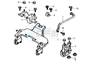 JOYRIDE - 125 cc drawing LOCK, SEAT