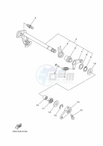 MT-07 ABS MTN690-A (B4CH) drawing SHIFT SHAFT