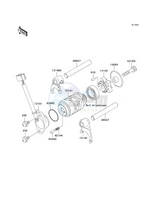 AN 112 D (D6F-D7F) D6F drawing GEAR CHANGE DRUM_SHIFT FORK-- S- -