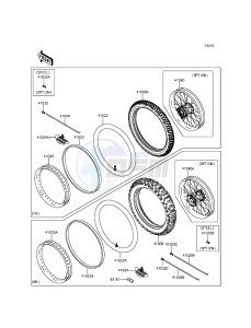 KX450F KX450FFF EU drawing Tires