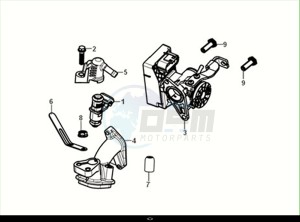 FIDDLE II 50 EFI (AF05W6-EU) (M2) drawing ECU SET