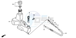 SFX50 drawing OIL TANK