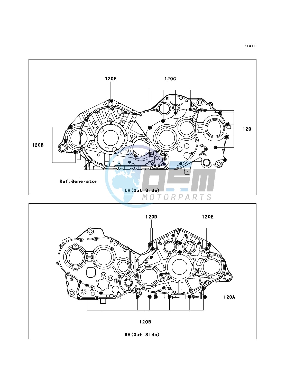 Crankcase Bolt Pattern