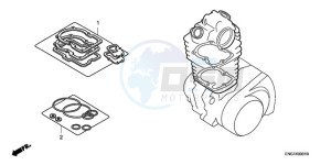 TRX500FPE9 Australia - (U / PS) drawing GASKET KIT A