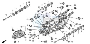 TRX400FA FOURTRAX AT drawing FRAME BODY