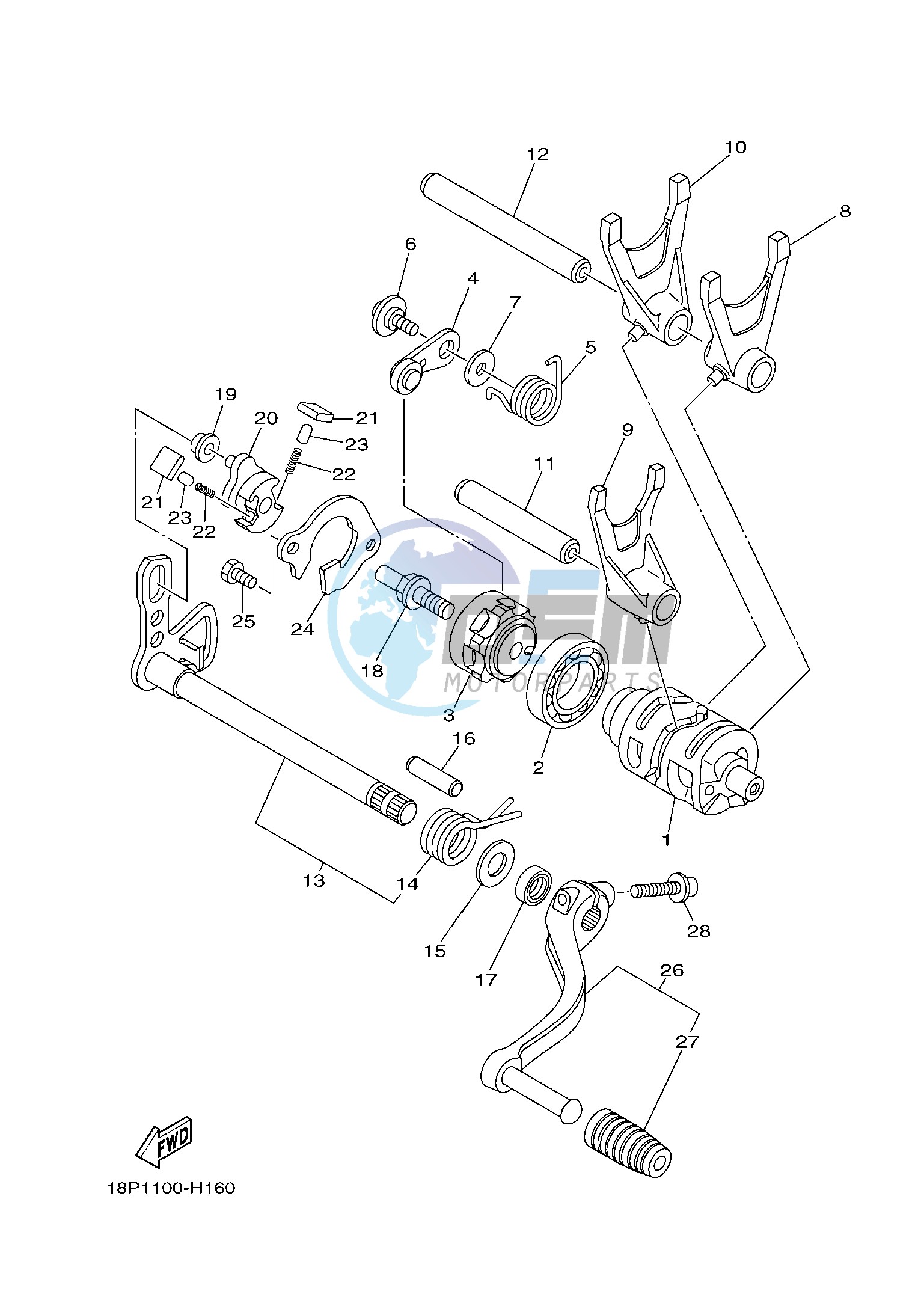 SHIFT CAM & FORK