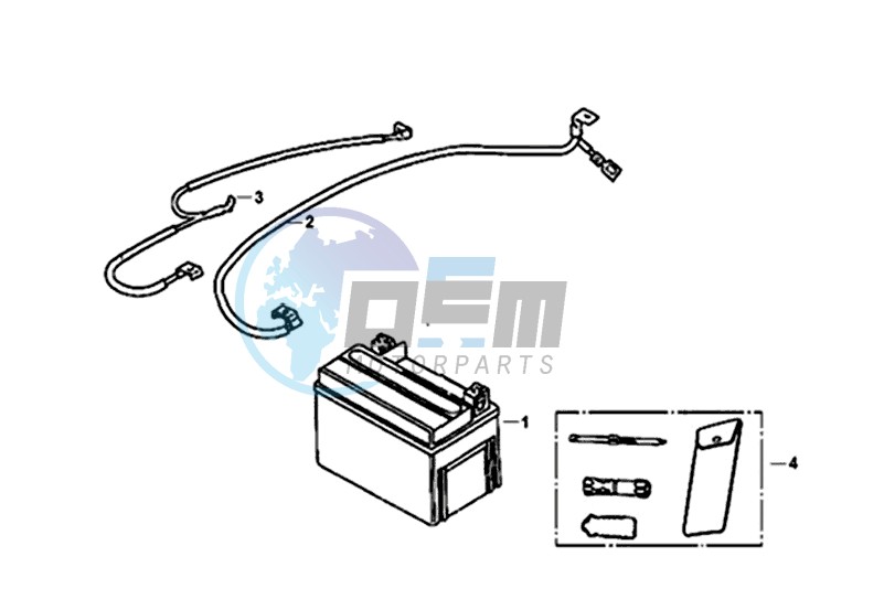 BATTERY / TOOLKIT