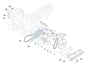 MP3 300 HPE (EMEA, APAC) drawing Oil pump