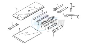 TRX500FM drawing TOOLS