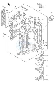 DF 250 drawing Cylinder Block