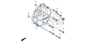 CB600FA CB600FA drawing GENERATOR COVER