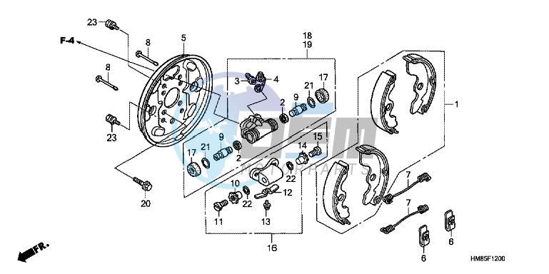 FRONT BRAKE PANEL