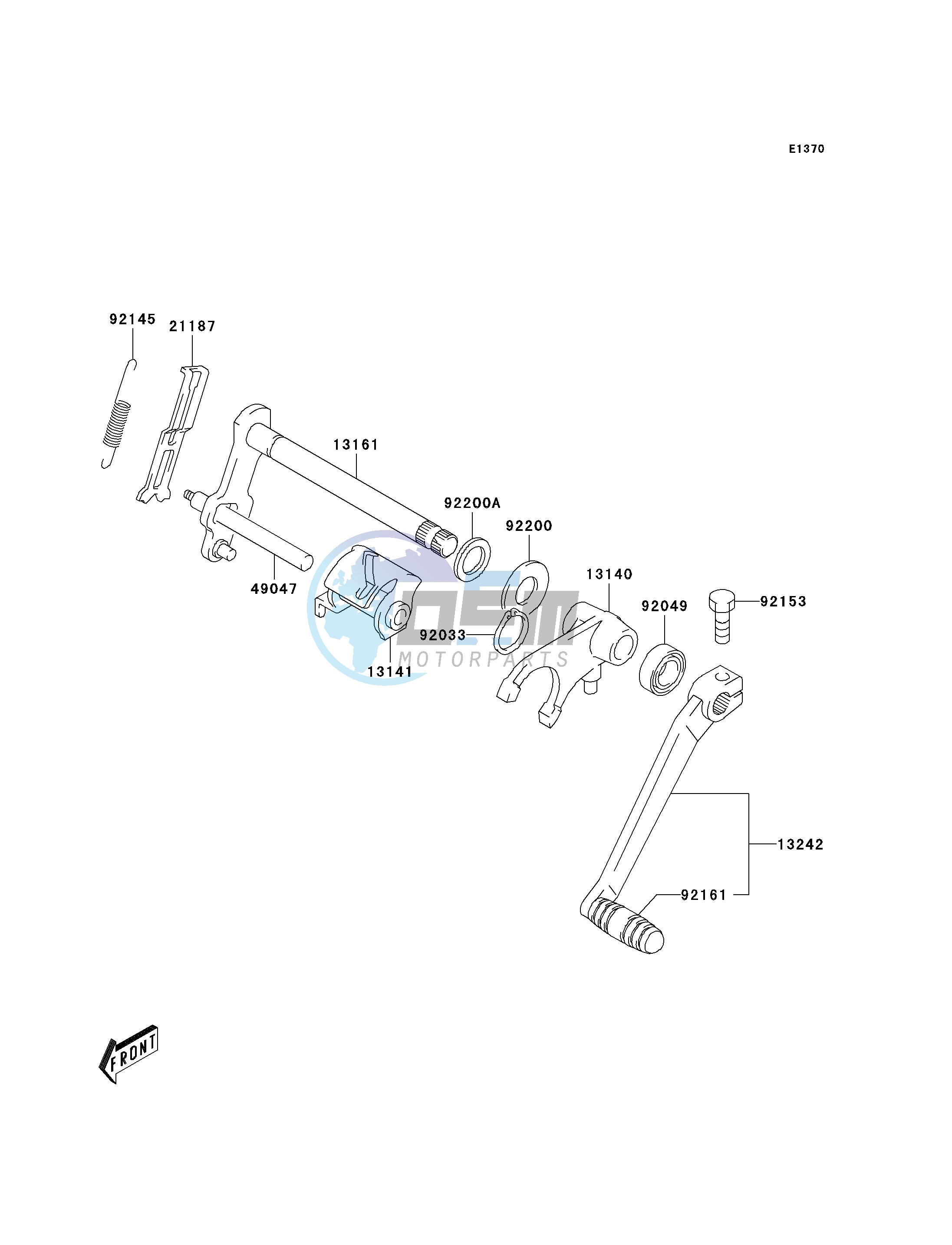 GEAR CHANGE MECHANISM