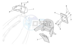 SR 125-150 drawing Rear body - Plate holder