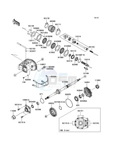 KVF650_4X4 KVF650DBF EU GB drawing Drive Shaft-Rear