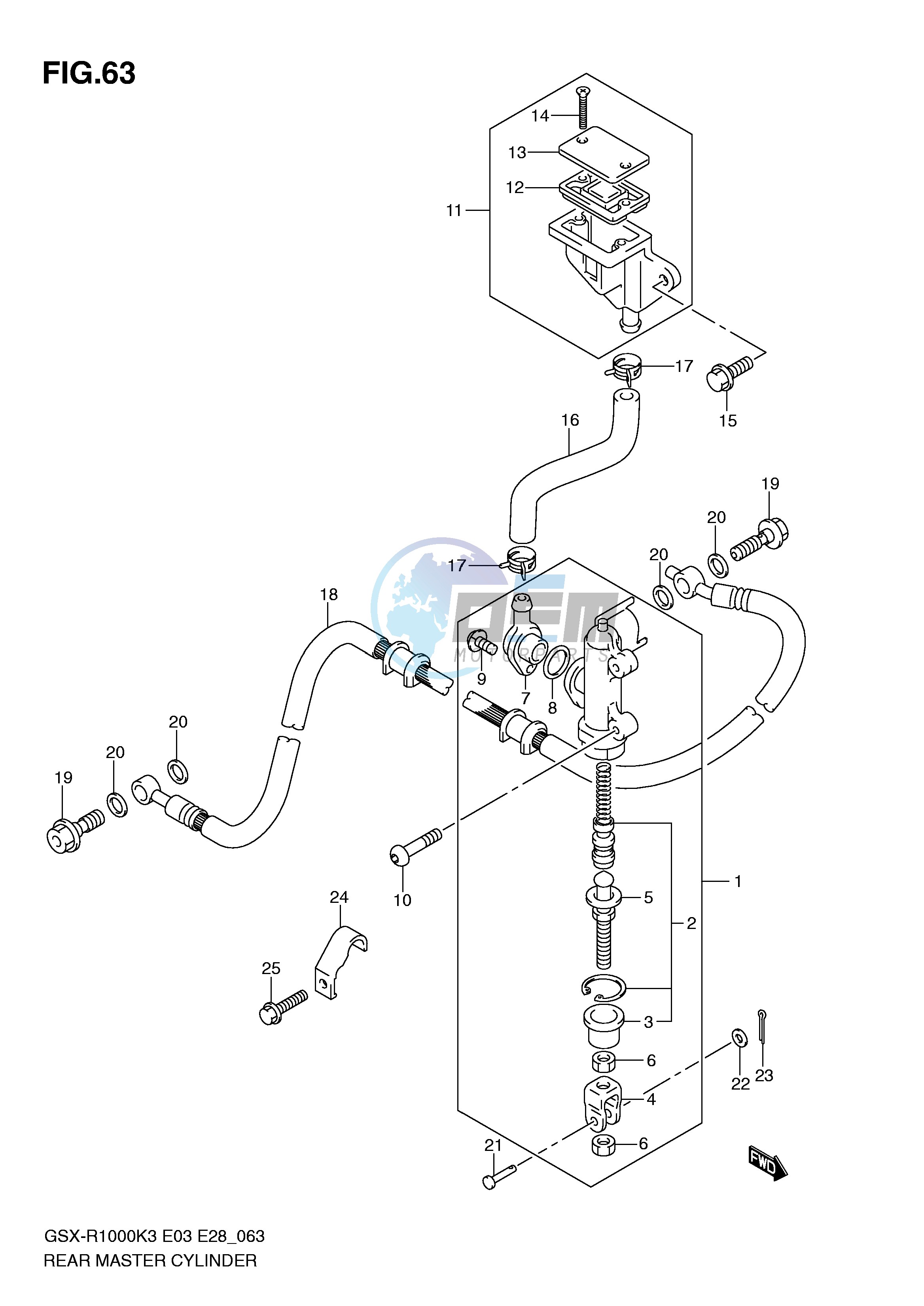 REAR MASTER CYLINDER