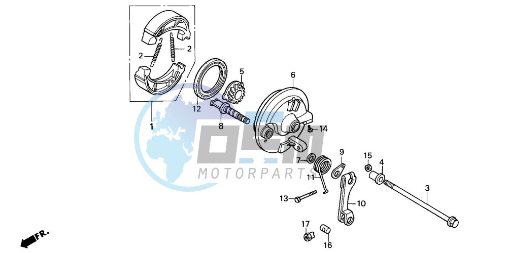 FRONT BRAKE PANEL