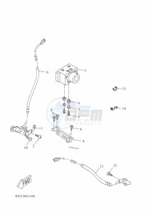 YZF125-A YZF-R125 (BGV2) drawing ELECTRICAL 3