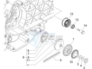 Runner 200 VXR 4t Race (UK) UK drawing Driving pulley