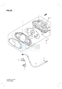 UH200G BURGMAN EU drawing SPEEDOMETER