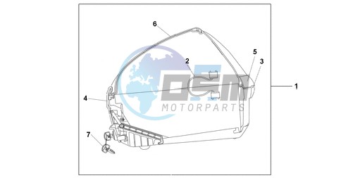 45L TOPBOX VERNIER GREY METALLIC