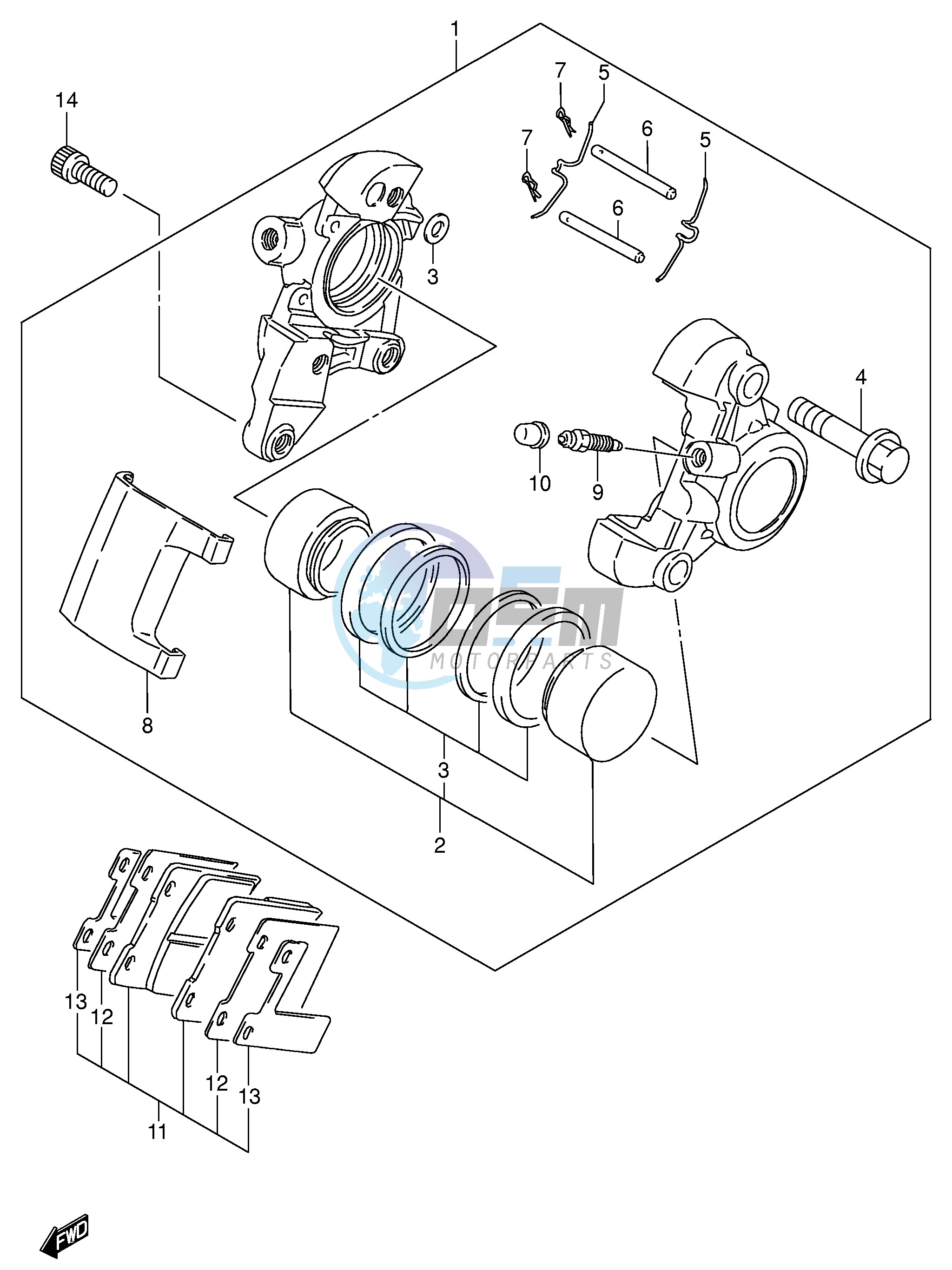 REAR CALIPER