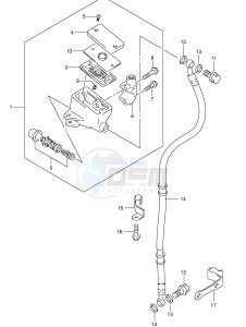 VL250 (E19) drawing FRONT MASTER CYLINDER