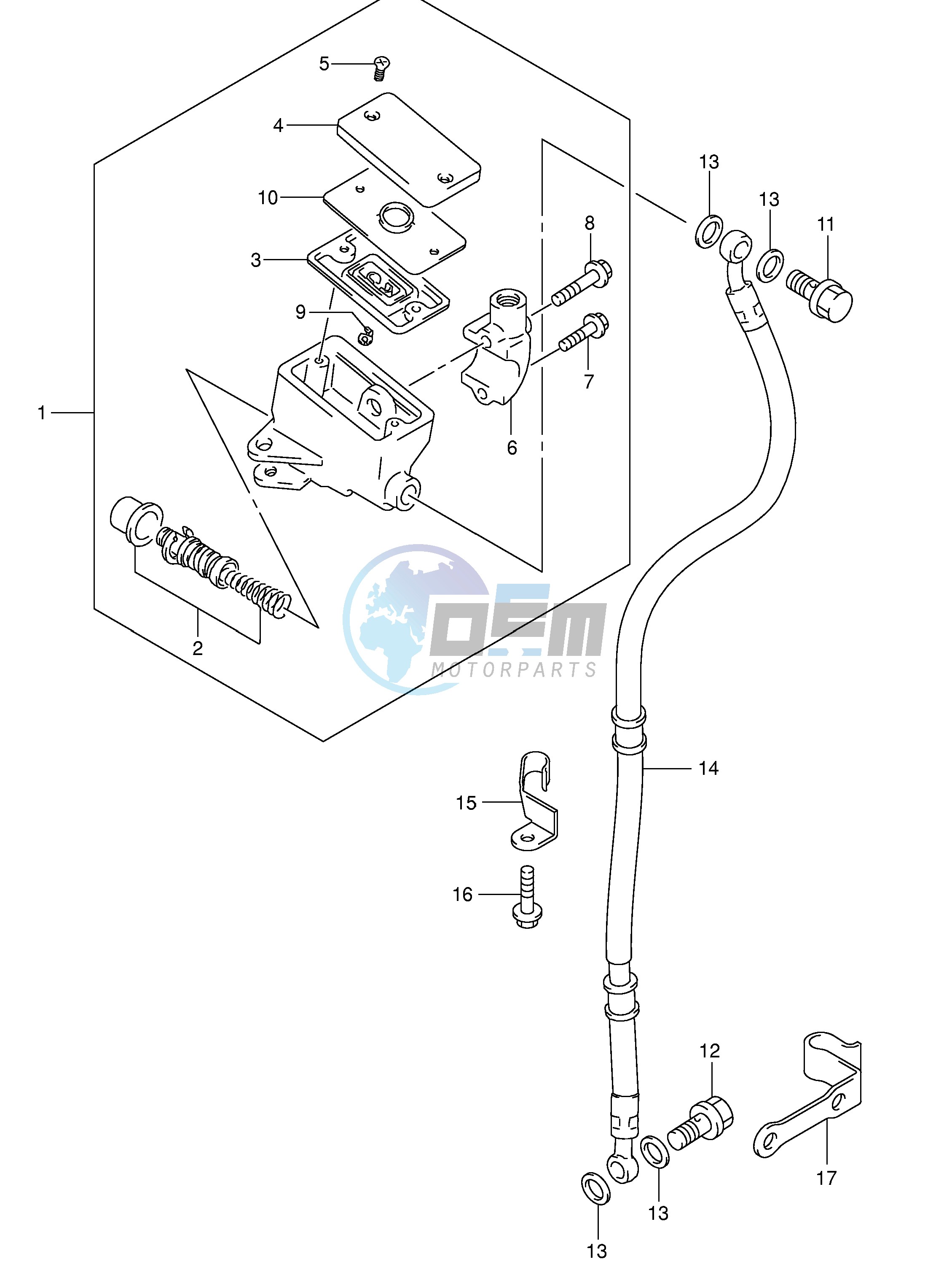 FRONT MASTER CYLINDER