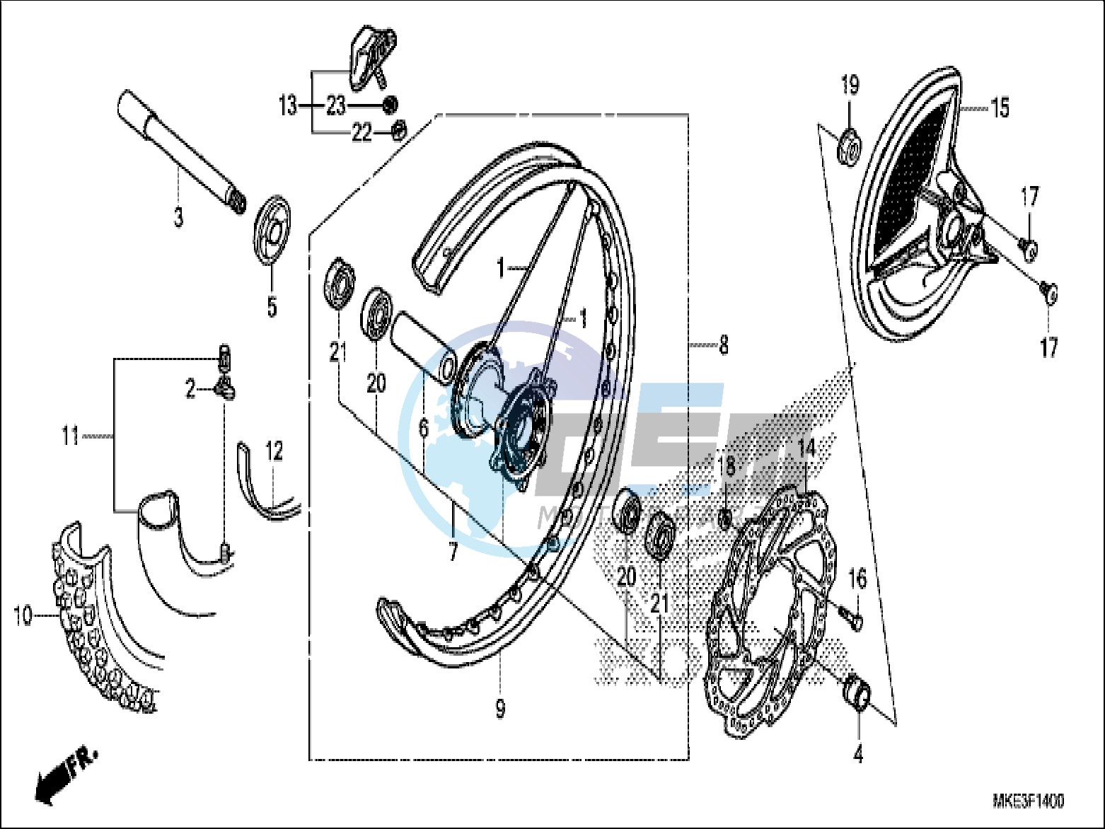 FRONT WHEEL