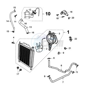 SAT 250 drawing COOLING SYSTEM