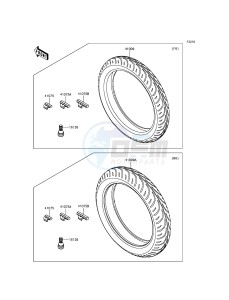 NINJA_250SL BX250AFS XX (EU ME A(FRICA) drawing Tires