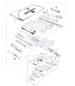 KE 125 A [KE125] (A3-A6) [KE125] drawing OWNER TOOLS -- 76-79- -