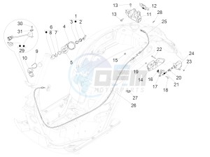 GTS 300 SUPER 4T 4V IE ABS E4 (EMEA) drawing Locks