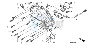 CBF1000T9 Europe Direct - (ED) drawing RIGHT CRANKCASE COVER