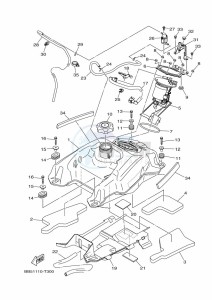 YFM450FWB KODIAK 450 (BJ5K) drawing FUEL TANK