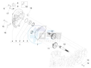 PRIMAVERA 150 4T 3V IGET ABS-NOABS E2-E3-E4 (APAC) drawing Reduction unit