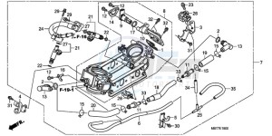 XL1000V9 F / CMF drawing THROTTLE BODY