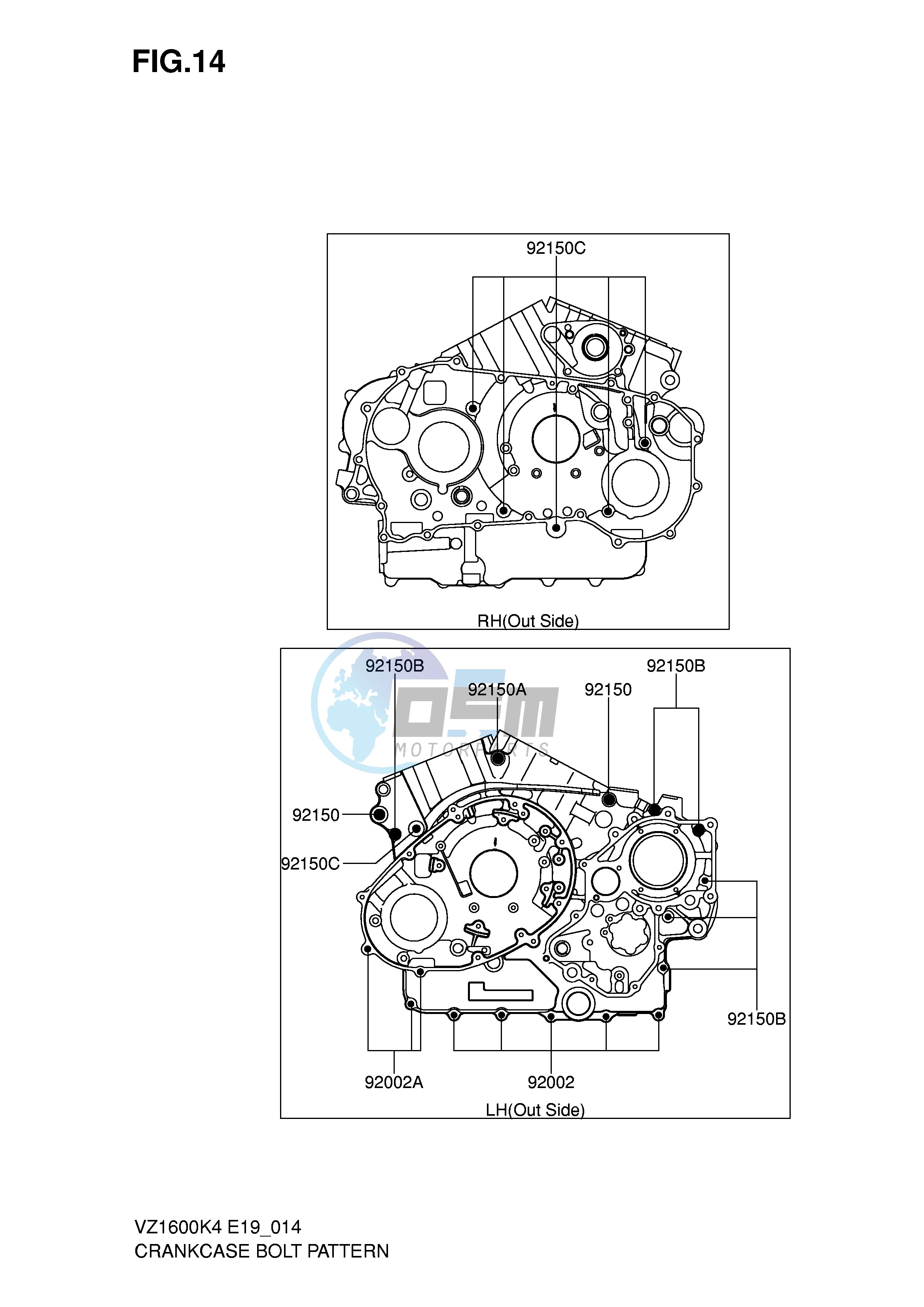 CRANKCASE BOLT PATTERN