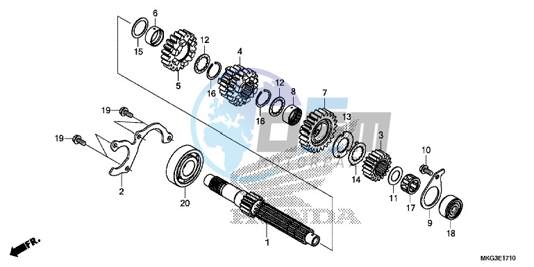 TRANSMISSION (MAINSHAFT)