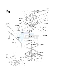 KAF 950 B [MULE 3010 DIESEL 4X4] (B7F) B7F drawing CRANKCASE