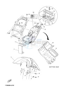 XT660Z TENERE (2BD3) drawing FENDER