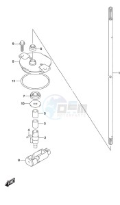 DF 175 drawing Clutch Rod (Model: TG/ZG)