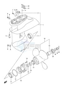 DF 9.9B drawing Gear Case