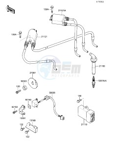 ZX 1000 B [NINJA ZX-10] (B3) [NINJA ZX-10] drawing IGNITION SYSTEM