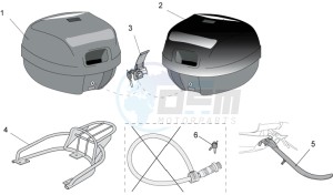 Mojito custom 50 2t (eng. piaggio) drawing Acc. - Top/cases-Various